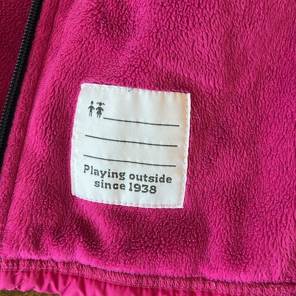 Columbia Girls Hooded Partial Fleece Jacket, XXS (4/5) - Picture 7 of 9